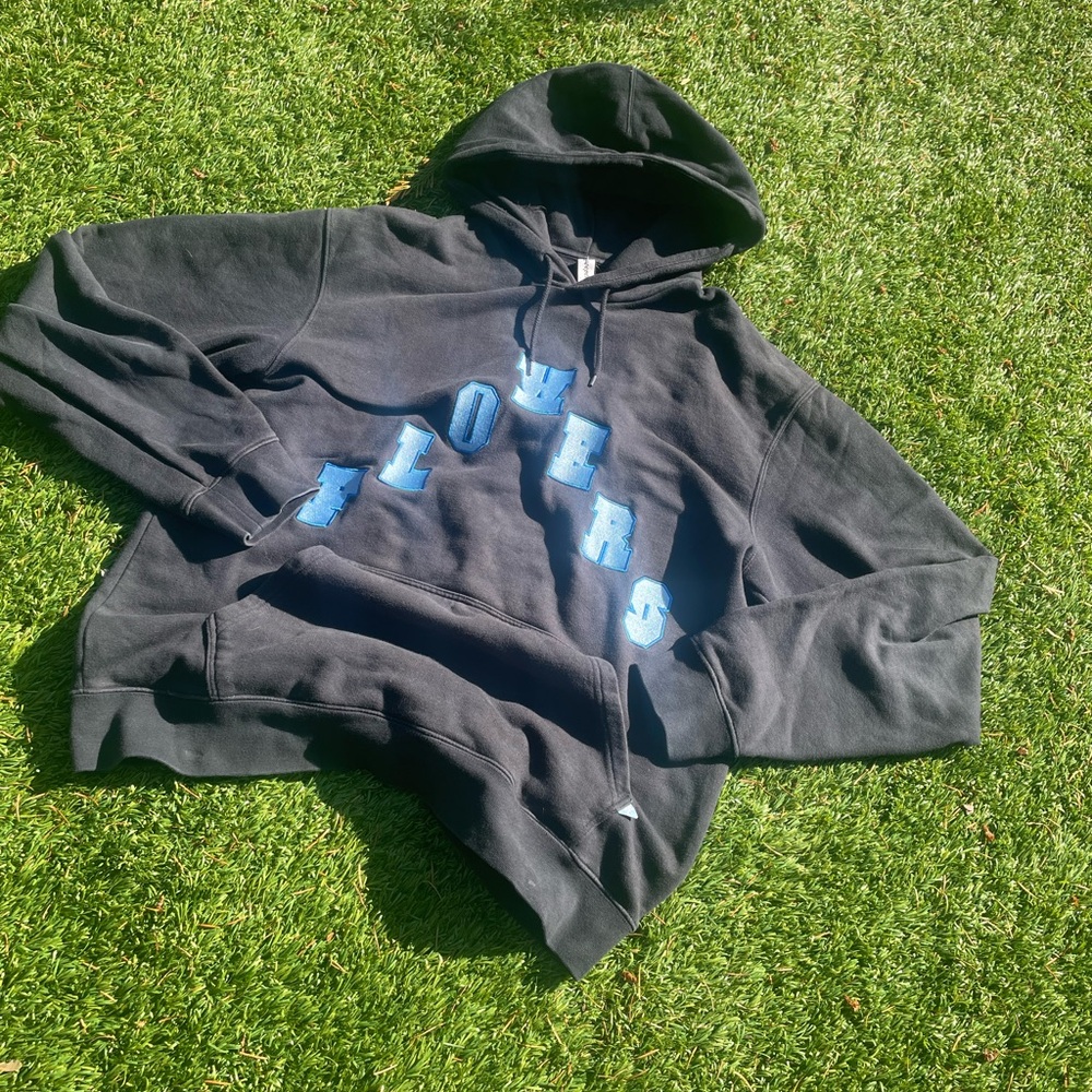 Men’s L: Reception “flowers” hoodie streetwear